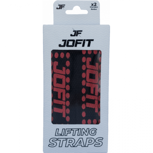 JOFİT LİFTİNG STRAP SİYAH - KIRMIZI